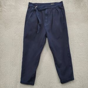 AG Adriano Goldschmied Capsule Lune Pants Size 30 Indigo Pleated